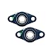 2 Pieces- UCFL204-12 3/4 inch 2 Bolt Pillow Block Flange Bearing, Self-Alignment, Brand New