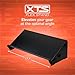 XTS Flex Stand, Desktop Stand with Tray for FX Pedals/Synths/Audio Interfaces/MIDI Controllers, Holds 2-4 Pedals or Machines, 17.7