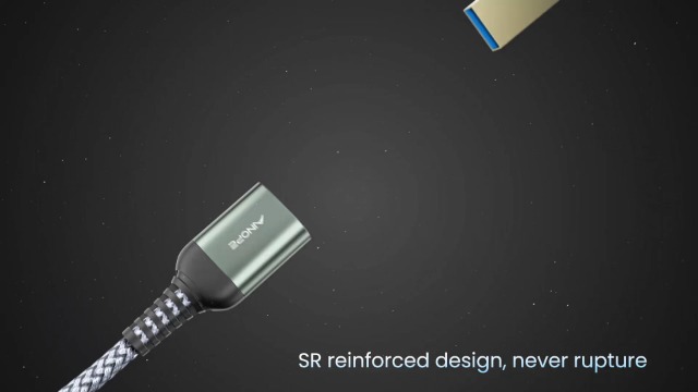 3M/10FT USB 3.0 Extension Lead, AINOPE Type A Male to Female Extension Cord Durable Braided Material 5Gbps Fast Data Transfer Compatible with USB Keyboard,Mouse,Flash Drive, Hard Drive,Printer