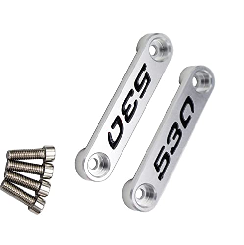 XJSM pour Yamaha TMAX 530 2015-2016 T Max 530 SX/DX 2017 2018 2019 Accessoires Moto Essieu Avant Plaque De Cuivre Couvercle Décoratif Moto (Color : Silver) Cover