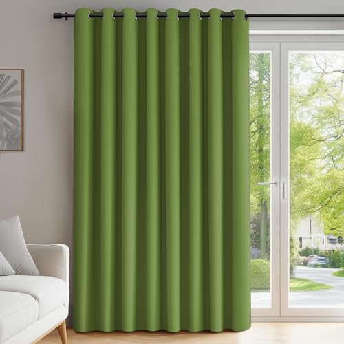 Deconovo Blackout Curtains for Bedroom 84 Inch Long, Living Room 1 Panel