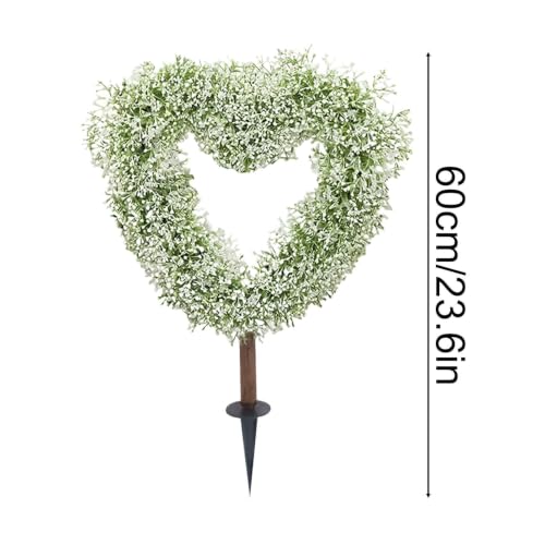 Señales de jardín decoración artificial San Valentín para bodas 6