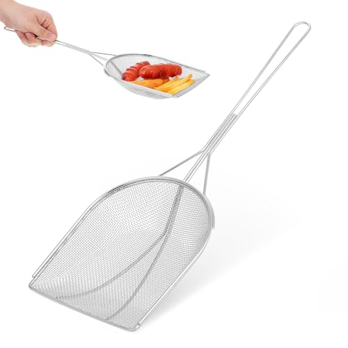 Schiumarola Quadrata in Acciaio Inossidabile per Cucina e Friggitrice