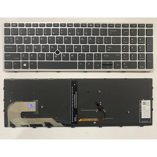 Clavier HP Elitebook 755 G5 850 G6 robuste avec disposition américaine US fluide