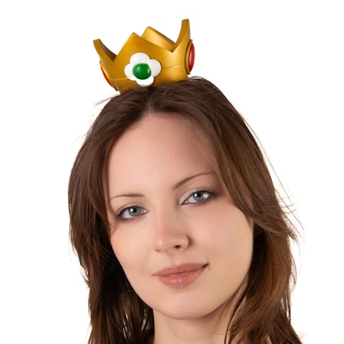 ComfyCamper Womens Crown with Clips - Adult Gem Flower Tiara Halloween Costume Accessories Cosplay One Size