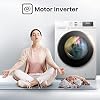 Hisense-WDQA8014EVJM-Lavadora-Secadora-2-en-1-con-Vapor-Clase-A-Carga-Frontal-8-Kg-Lavado-5-Kg-de-Secado-1400-rpm-Motor-Eficiente-Inverter-Sistema-Antibalanceo-Puerta-XL-Gran-Display-LED