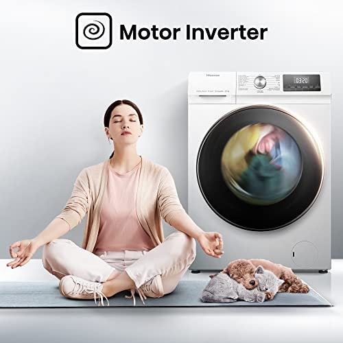 Hisense-WDQA8014EVJM-Lavadora-Secadora-2-en-1-con-Vapor-Clase-A-Carga-Frontal-8-Kg-Lavado-5-Kg-de-Secado-1400-rpm-Motor-Eficiente-Inverter-Sistema-Antibalanceo-Puerta-XL-Gran-Display-LED