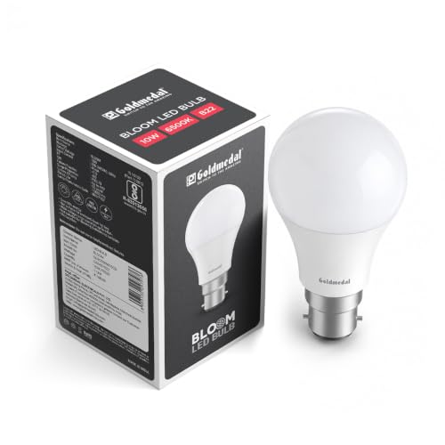 Image of Goldmedal Bloom 10W LED Bulb for Home & Office, Cool Daylight (6500K)