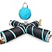 Produktbild Jinxuny Quadrangle Tunnel Toy Pawise Katzenspielzeug Katzentunnel und Cat Cube Pop Up Faltbares Kätzchen Indoor Outdoor Spielzeug Faltbare Kitty Cat Faltbarer Tunnelknick