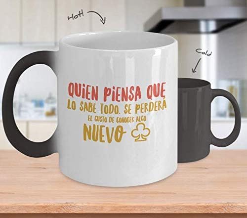 Taza Cafe NUEVO Vaso, taza de café divertidas, tazas personalizadas, taza de café inspiradoras, taza con mensajes positivos.