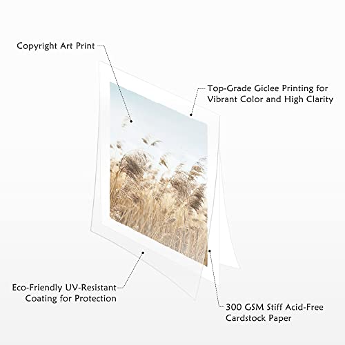 Nature Landscape Framed Wall Art: Modern Home Office Bedroom Living Room Bathroom Farmhouse Western National Park Scenery Painting Mountain River Wilderness Picture Wildlife Animal Bison Print Artwork #TOP5