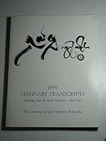 1999 Seminary Transcripts Two Books Teachings from the Sutra Tradition Book One and Book Two B000XY9WDE Book Cover