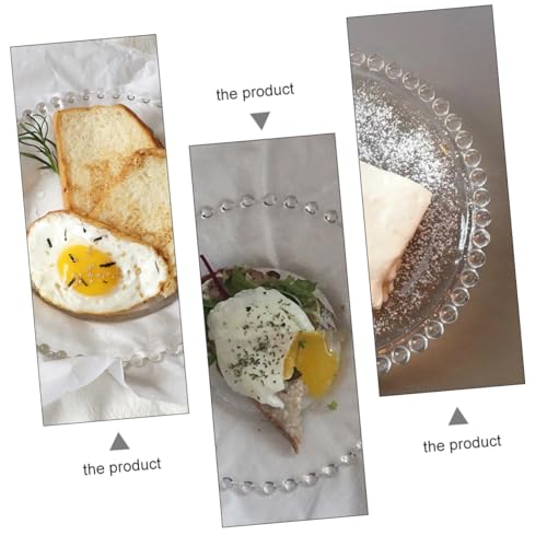 Assiette à salade en verre pour repas décontracté chic