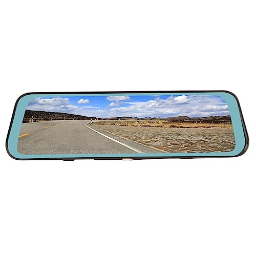 Caméra de tableau de bord de rétroviseur contre le manque de visibilité avec image de recul 10"