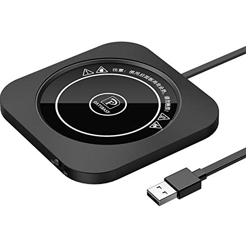 Intelligent Auto On/Off Coffee Mug Warmer,Portable USB Beverage Warmer Heated Pad,Smart Electric Drinks
