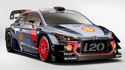 Home Comforts 2017 Hyundai i20 WRC - 24x36 Inch Laminated Poster - Stunning Detail and Bold Colors