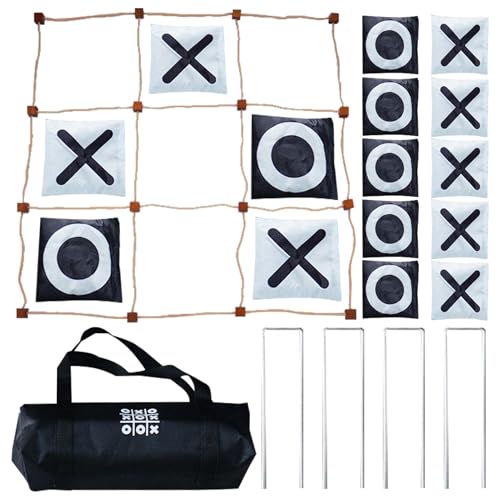 Activité familiale dans le jardin avec un grand pouf de pelouse portable