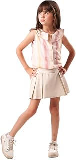 Jodi Mini Sleeveless Blouse With Collar