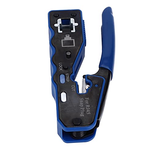 Alicate de crimpagem de cabo Comfort Grip Cortador de fio de aço carbono de alta eficiência para rep