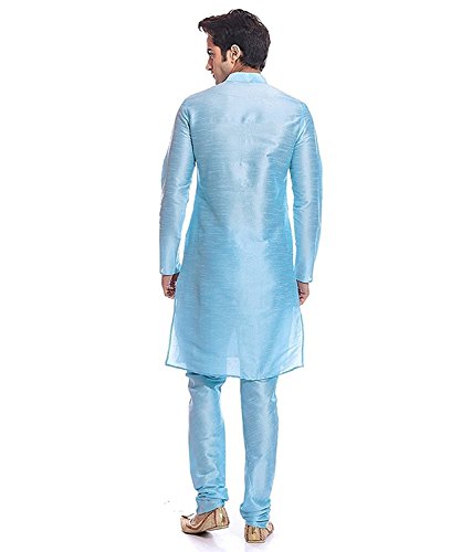Image of Silk Blend Men's Kurta Pyjama Set /Kurta Pajama for Men