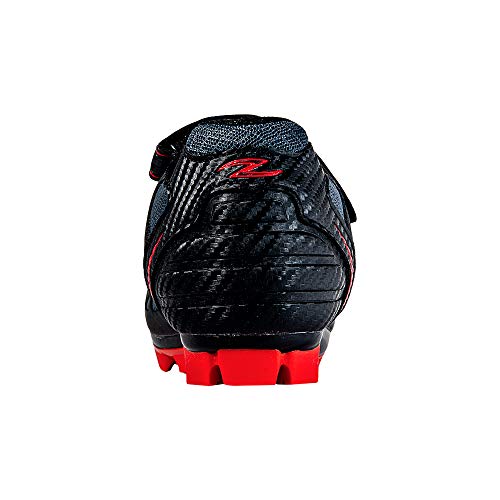 Zol Predator Mtb Mountain Bike And Indoor Cycling Shoes (Black With Red, 41 Cm (Eu)/ 8.5 (Us)) #TOP7