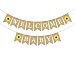 Rainlemon Jute Burlap Welcome Baby Banner with Sunflower Baby Shower Garland Decoration