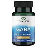 GABA, 250 mg 60 cápsulas