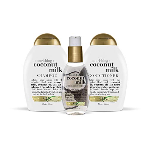 Ogx Nourishing + Coconut Milk Shampoo & Conditioner, Set, 25.4 Fl Oz (Pack Of 2) #TOP3