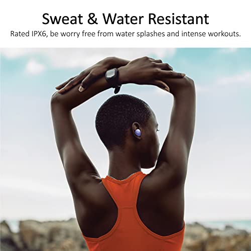 Iluv Mybuds Wireless Earbuds, Bluetooth 5.3, Built-In Microphone, 20 Hour Playtime, Ipx6 Waterproof Protection, Compatible With Apple & Android, Includes Charging Case & 4 Ear Tips, Tb100 Purple #TOP4