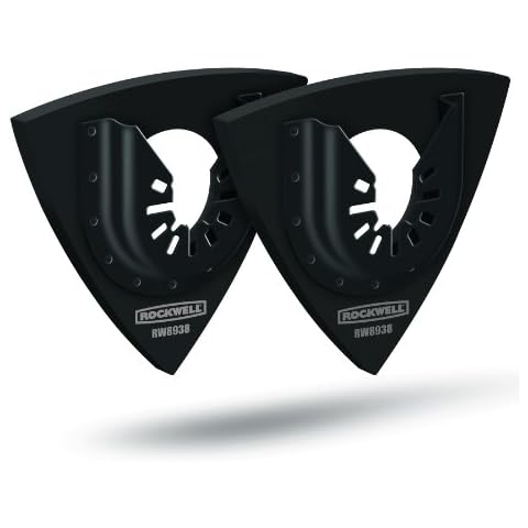 Rockwell RW8938 Sonicrafter Oscillating Multitool Perforated Sanding Pad with Universal Fit System, 2-Pack Cover