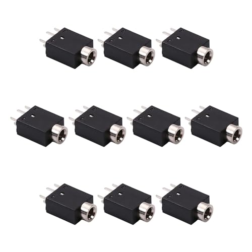 Conector de audio estéreo hembra 3.5mm 10 piezas miniatura 1