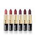 CCbeauty 6 Colors Lipsticks Set Matte for Girls Women Waterproof Long-Lasting Moisturizing Makeup Lipsticks,Nude and Natural Color Dark, 0.12oz/3.5g