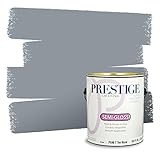 PRESTIGE Paints Interior Paint and Primer In One, 1-Gallon, Semi-Gloss, Comparable Match of Behr* Radiant Silver*