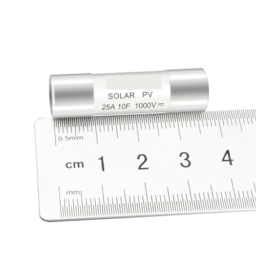 Fusibles solares CC 1000V de 25A que evitan sobrecargas en paneles 4