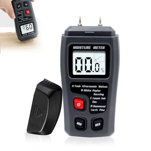 1PC Wood Moisture Meter for Logs Digital Timber Damp Tester LCD Display