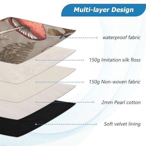 Funda para portátil Forest Leaf Mushroom 13-14 pulgadas miniatura 4