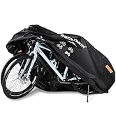 Bike Cover for 2 or 3 Bikes Outdoor Waterproof, 300D Oxford Heavy Duty Bicycle Cover Rain Dust UV...