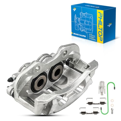 Image of PHILTOP Rear Left Caliper for Chevy Silverado 1500, GMC Sierra 1500