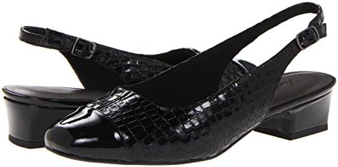 Trotters Women's Dea Slingback Sandal,Black Crocodile,12 M US | Image 6