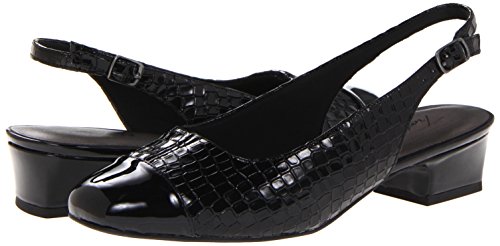 Trotters Women's Dea Slingback Sandal,Black Crocodile,12 M Us #TOP6