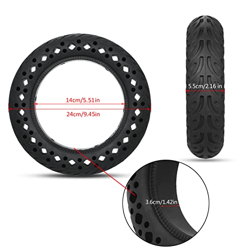 Stormytime 10 Inch Solid Tire Compatible With Xiaomi M365 Pro, Ninebot F,Gotrax Gxl V2,Hover-1Journey Electric Scooter Tires 10 X 2.125/2.0 Plosion-Proof Honeycomb Solid Tire Puncture-Resistant Tire #TOP2