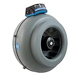 Système Plug and Play Ram Ventilateur en ligne - 100 mm - 277 m/h avec câble d\'alimentation britannique Iec de 2 m