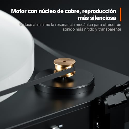 Fosi Audio Luna3 Tocadiscos con Brazo de Aluminio y Cápsula VM95E 5