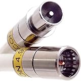 Je länger ein Kabel, desto stärker wirkt sich die Dämpfung des Kabels auf die Übertragungsqualität aus. Je dünner ein Kabel ist, desto höher ist diese Dämpfung. Aus diesem Grund haben wir uns - im Gegensatz zu den normalerweise angebotenen 6-mm-Kabeln mit Cabelcon 3.9er Steckern - für die Verwendung von etwas dickerem 7-mm-Kabel entschieden. (Also: die Nummerierung auf den Steckern bezieht sich ausschließlich auf die Dicke des verwendeten Kabels!)