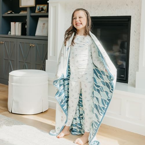 Image of Copper Pearl Jumbo 3-Layer Baby Blanket: Soft Baby Quilts for Boys and Girls | Breathable, Cozy, Toddler Blanket | Baby Quilt for Newborns | 46x46 Premium Polyester /Rayon | Arctic Wonder