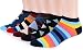 Dr. Anison Men Cotton Low Cut Socks Fashion color Stripe For Spring Summer Pack Of 3 (Normal, M-6601)