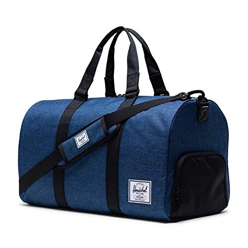 Image of Herschel Novel Duffel Bag, Eclipse Crosshatch /Black, Classic 42.5L