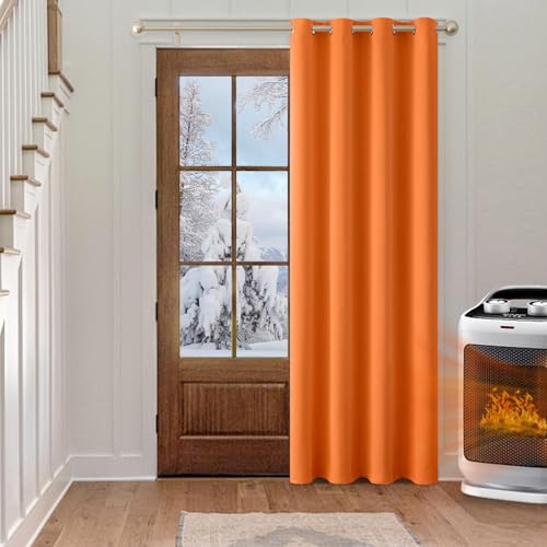 MIULEE Blackout Curtain for Living Room Super Soft Black Out Curtain with Eyelet