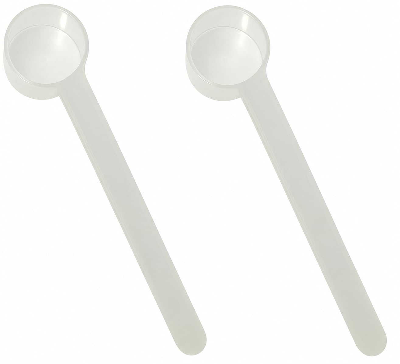 9 mL (9 CC) Long Handle Plastic Measuring Spoon for Coffee, Protein Powder, Pet Food, Spices, Grains, Dry Goods – Food-Grade BPA-Free (Pack of 2)