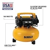 DEWALT Pancake Air Compressor, 6 Gallon, 165 PSI (DWFP55126)